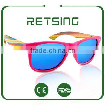 Bamboo Sunglasses Wooden Leg Sunglass Eyewear Designer Wooden Sunglass Eyewear Goggles Wood photo-4
