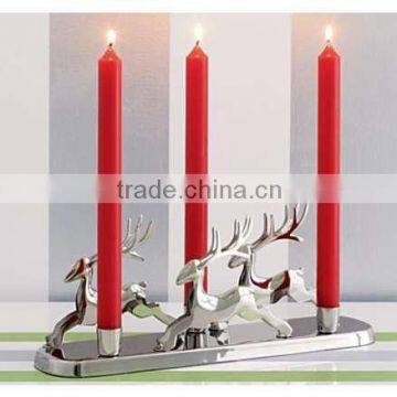 Aluminum Reindeer Candle Stand