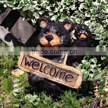 Smart Solar 3569ARM1 Welcome Bear Solar Accent Light