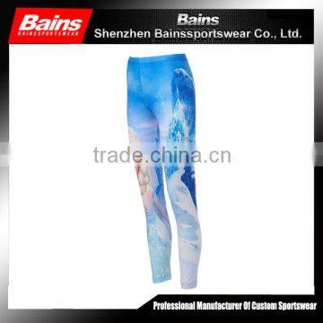 Polyester/spandex sexy tight kids leggings kids custom fitness leggings manufacturer