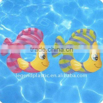 inflatable fish shape swimming ring