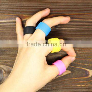 OEM Logo Printing/size 18/22mm Flexible Non-stick Custom Silicone Finger Rings photo-6