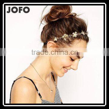 Women Flower Head Hair Cuff Accessories Beautiful Headband