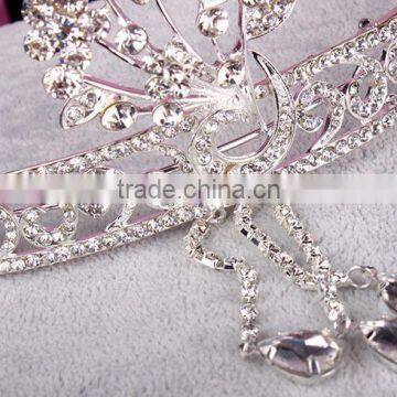 BlingBling Cheap Wholesale Bridal Crown Crystal Rhinestone Pave Wedding Jewelry for Fashion Bridal Tiara Jewelry photo-3