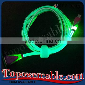 Wholesale Phone Accessories Led Light Usb 2.0 Data Transfer Cables Wires