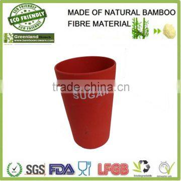 natural materials bamboo fiber round canister,bamboo fiber food storage box