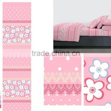 100%C133*72 Pigment Printing Bedding Set With Comparative Price