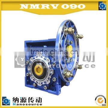 Nmrv090 50:1 low price manual worm gearbox, electric motor speed reducer