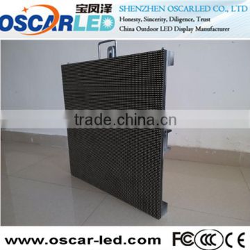 Aluminum led display p6 led die case/p6 led display for rental euse stage backdrop