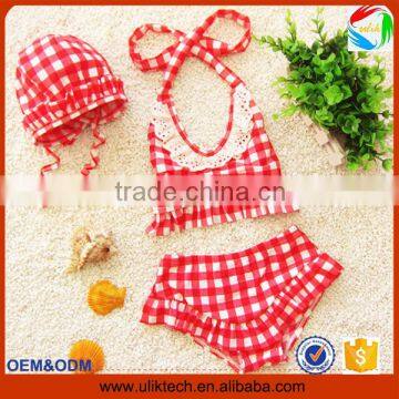 botique quality baby bathing suit three pieces girls bikini 2016 wholesale frock designs bikini girl hot selling in usa