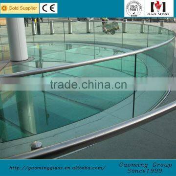  golden supplier for 11 years popular design tinted glass balustrade with high quality GM-C267