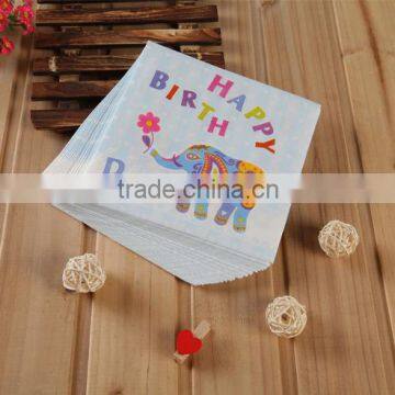 Virgin Wood Pulp 33*33cm Embossing Dinner Paper Napkin Coffee Napkin photo-5