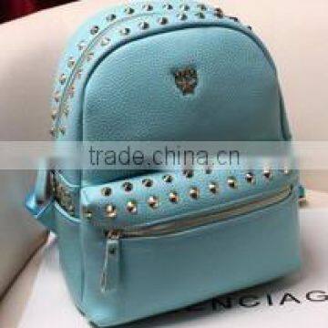 New fashion beautiful backpack fancy backpack hot sale leather bags for girls taobao 2016