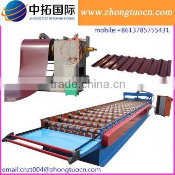 color steel metal roof galvanized glazed trapezoidal wall panel sheet roll forming machine double layer making machine
