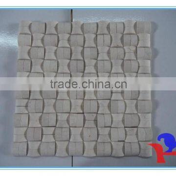 small pcs half round style marble mosaic