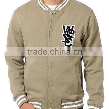 Baseball Cotton Fleece Varsity Jacket,custom Baseball Customized Fleece Varsity Jacket/bomber Streetwear Cotton Fleece Jacket photo-4