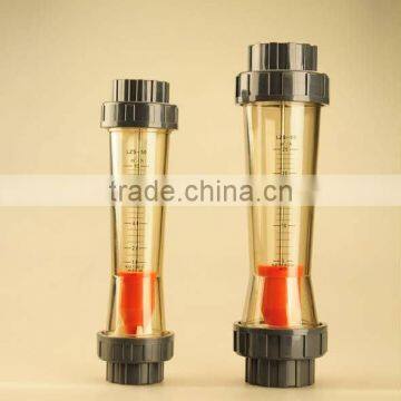 Durable Plastic Tube Flowmeter ,Rotameter,Variable Area Flowmeter