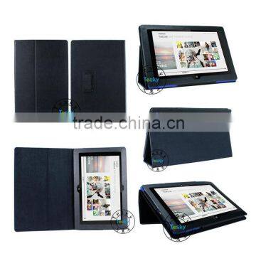 luxury folio leather case for Lumia 2520 tablet case