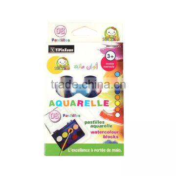 Wholesale Price High Quality 28Colors Dry Water Color Paint Set For Kids With Brush photo-4