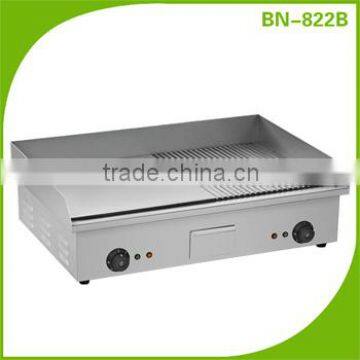 Stainless steel non-stick electric griddle/half griddle and half grill BN-822B