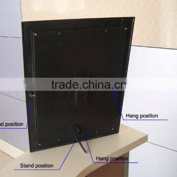 Light Photo Frame , Plastic Frame Led Illuminated Light Panel , Cheap Popular Fashion Design Standard A4 Size LED Frame photo-5