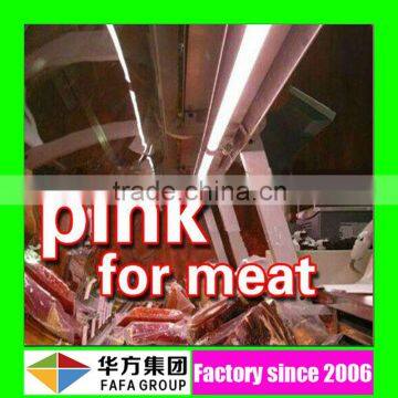 Pink for meat butcher CRI>80 T8 LED Tube meat tube led 450mm