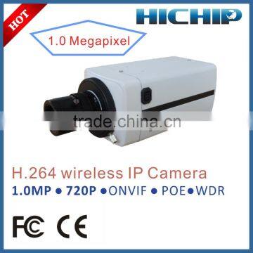 HICHIP Box CCTV Camera 720P Full HD low illumination POE IP CAMERA, WDR CMOS sensor IP Camera