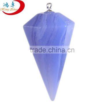 Hot Sale Blue Lace Agate Dowsing Pendulum