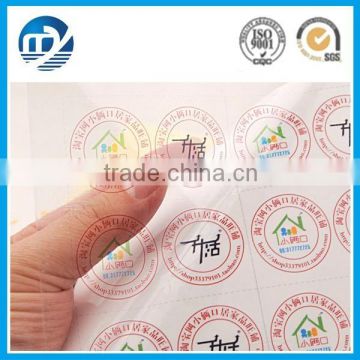 Adhesive label & sticker for furniture with hot sale