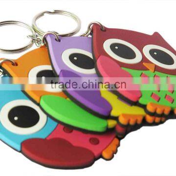 OEM 2D Or 3D Custom Design Rubber Keyring Or Promotional Cartoon Rubber Keychain Quality Choice photo-2