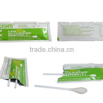CE Approved Lemon Gycerine Swabstick H-03-6A