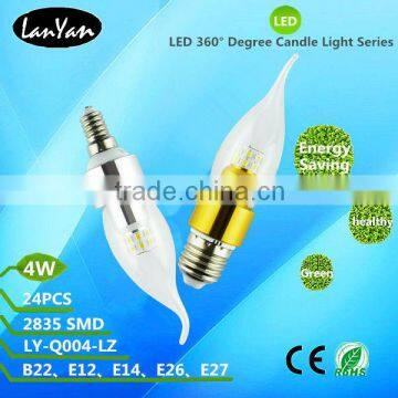 4w e14 led lamp with CE ROHS