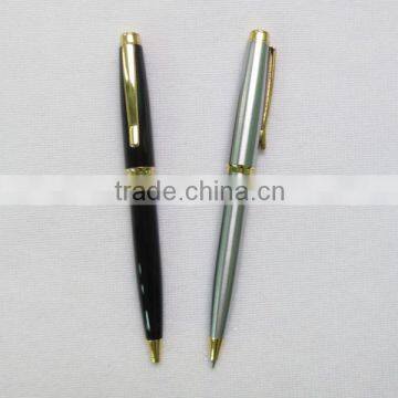 New hot selling metal ball point pen with golden parts