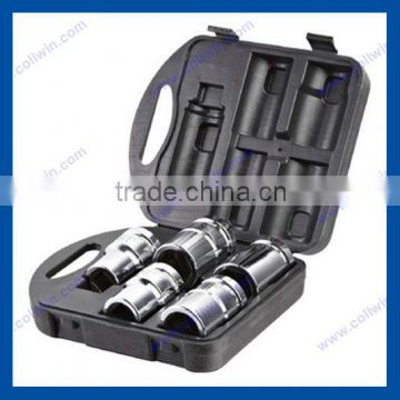 5pcs 1 Inch Drive Impact Wrench Socket Chrome Plated