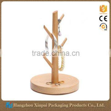 High End Luxury Custom Wooden Jewelry Display Tree