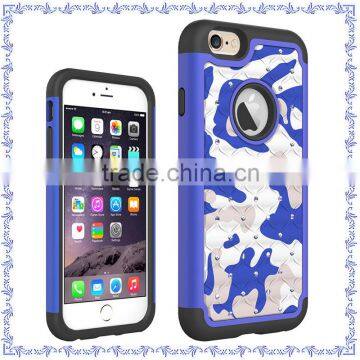 Wholesale Camouflage Pattern Cases Cover for Apple IPhone 6 With Diamond photo-4