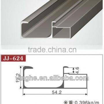 aluminium anodized 4mm glass cupboard door handle