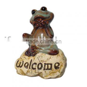 ceramic frog