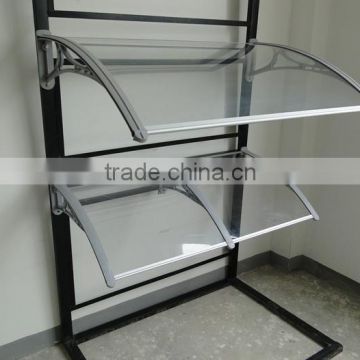 Polycarbonate rain canopy awning for window awning shelter or door canopy