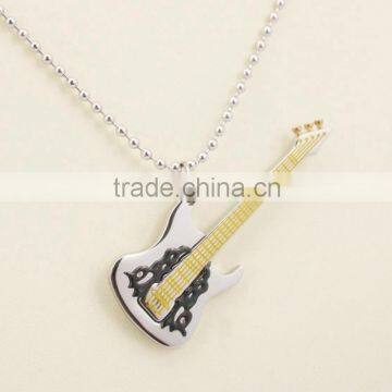 Fashion Cool Guitar Pendant Necklace For Wholesale