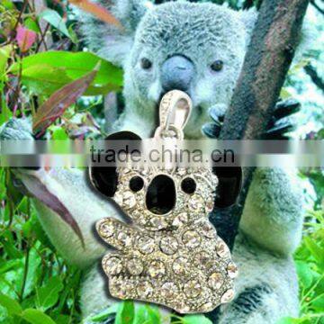 Cute Lovely Jewellery Koala Shape USB with Keychain For Promotion