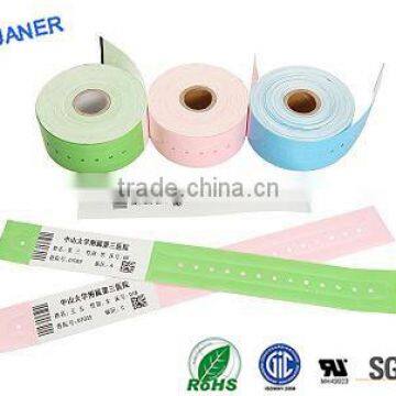 self adhesive thermal paper / for wristband bands