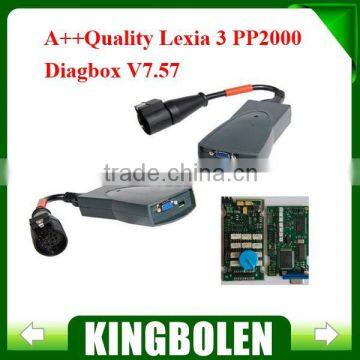 A+Quality with Good Board Lexia3 Full Set Diagbox V7.57 Lexia 3 PP2000 for Citroen Peugeot Diagnostic Tool in stock