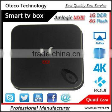 Amlogic S802 MXIII Android TV Box Quad Core Smart tv box Android with KODI fully installed