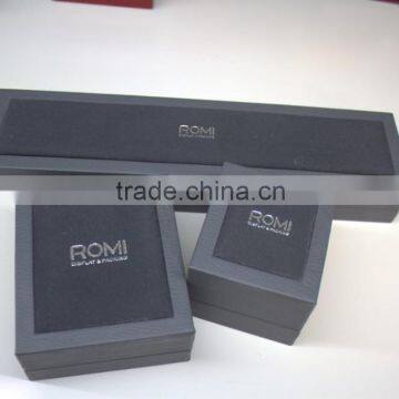 high-end custom wood/pu leather/suede jewelry gift/packaging boxes made in China