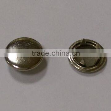 Men Shirt Metal Covered Top Prong Snap Button photo-2