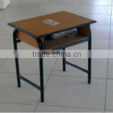 Single Seater Wooden School Desk with Metal Frames