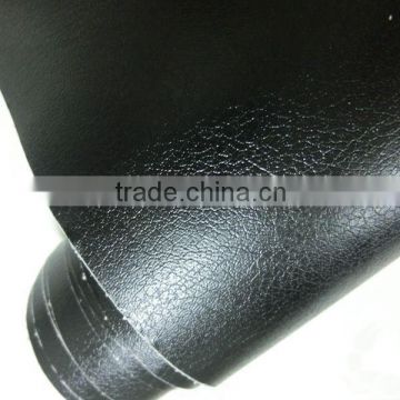 New Water-proof pvc self-adhesive auto interior decorative black leather foil