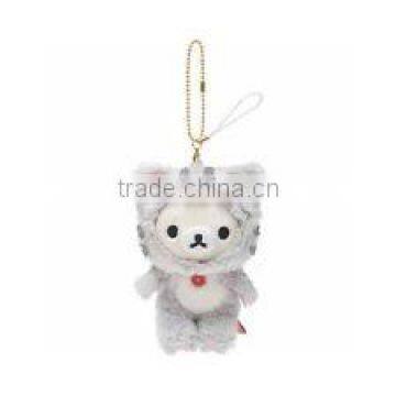 Plush Charm Cat Korilakkuma Rilakkuma Key chain