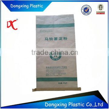 25kg kraft paper bag for potato starch